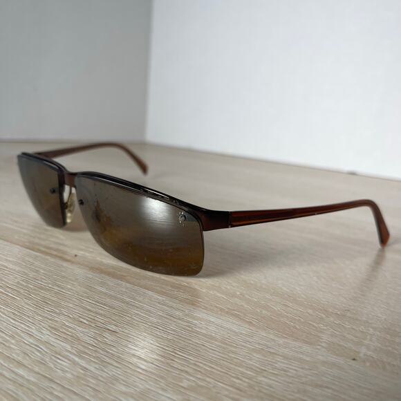 Ray-Ban RB3276 014/84 Sunglasses Top Bar FRAMES ONLY Wrap Brown 64-13 WIDE ARMS - Picture 3 of 9